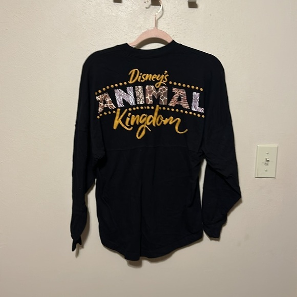 Walt Disney World Animal Kingdom spirit jersey black leopard print Size XS - Picture 1 of 7